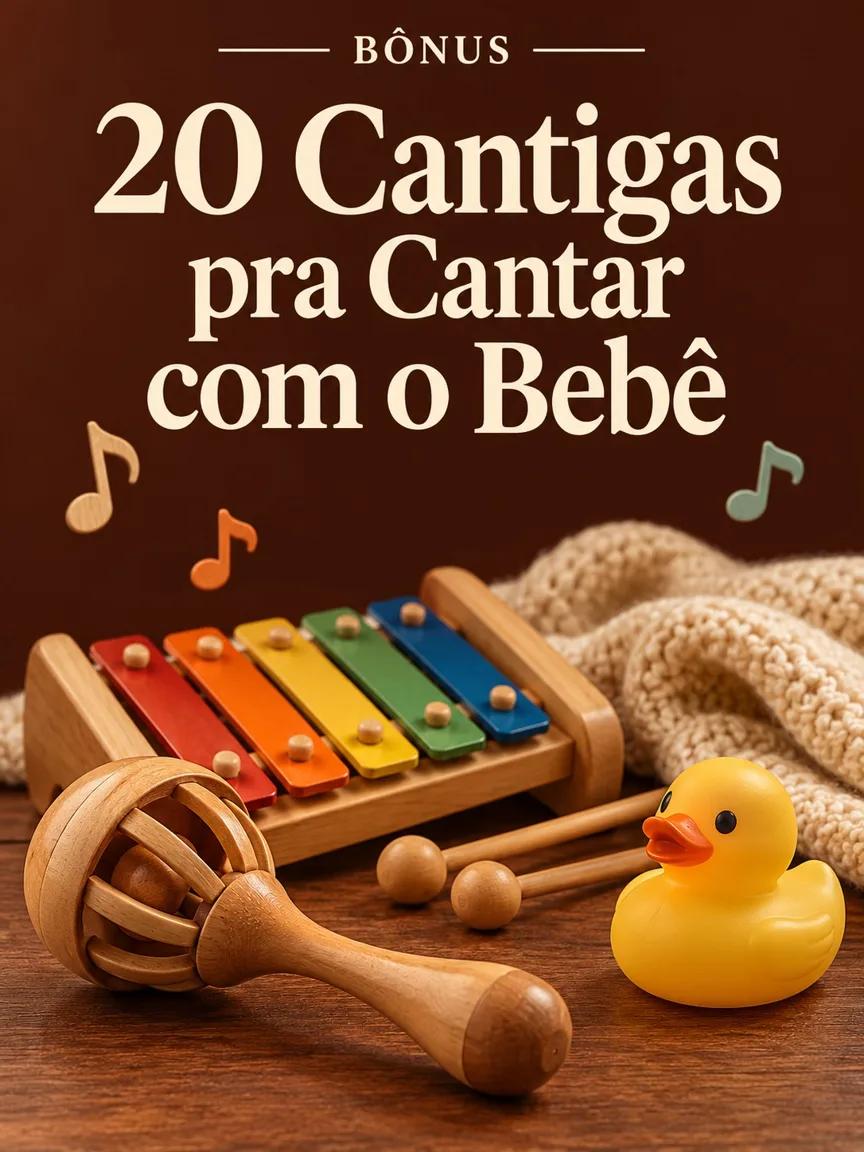 Capa do bônus 20 Cantigas pra Cantar com o Bebê