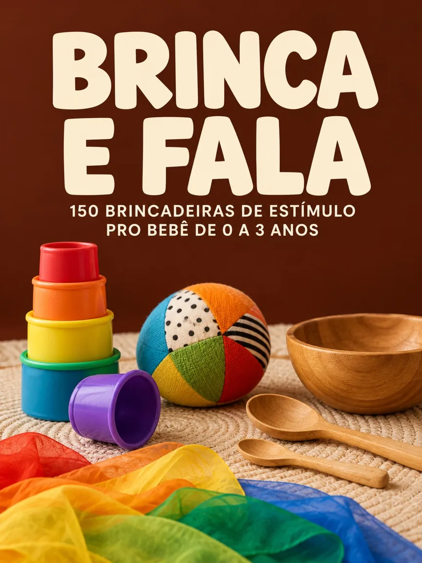 Capa do livro Brinca e Fala